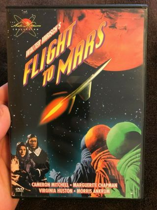 Flight To Mars (1951) Dvd Oop Rare (image,  2002) Mirisch Williams Cult Sci - Fi