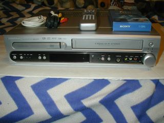 Magnavox Mrd500vr Dvd Vhs Combo Factory Remote,  Cables,  Blank Tape,  Rare,  Htf