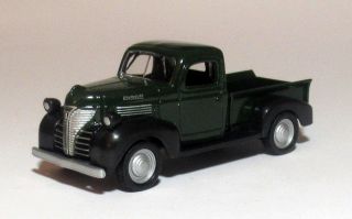 1941 Plymouth Pickup Dark Green 1/43 On30 On3 Very Rare