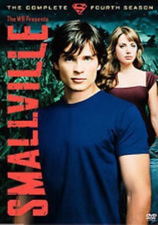 Rare - Dc - Smallville - Complete - 4th - Fourth Season (dvd,  6 - Disc Set) Tom Welling