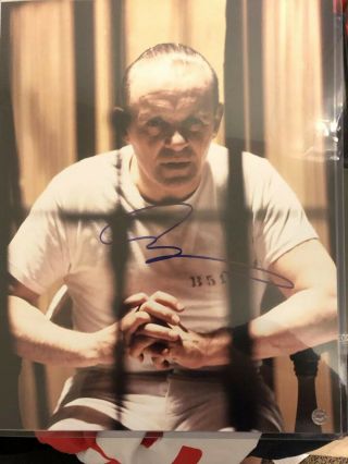 Rare Signed Anthony Hopkins 11x14 Silence Of The Lambs Photo With