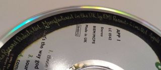 RARE The Beatles Apple e.  p.  ltd ed 4 - track CD 91 ' IMPORT APPLE SHAPED CD CASE 7