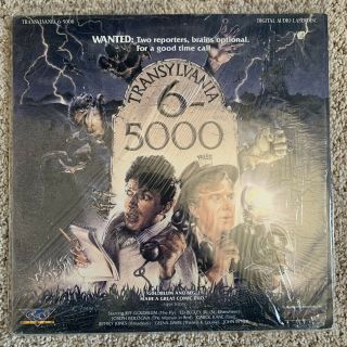 Transylvania 6 - 5000 Laserdisc - Jeff Goldblum & Geena Davis - Very Rare