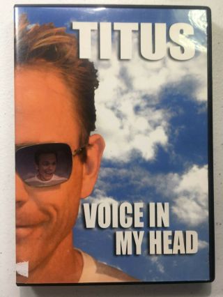 Christopher Titus: Voice In My Head (dvd,  2013) Ultra Rare On Video Oop Stand - Up
