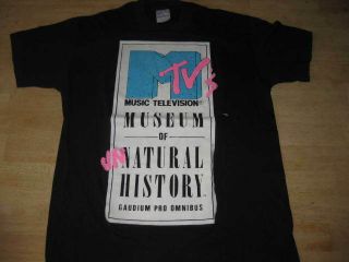 Mtv / Music Television Museum Of Un - Natural History T - Shirt Rare