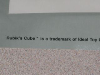 Vintage Rubik ' s Cube Poster 34 