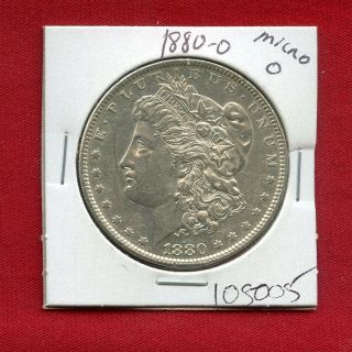 1880 Micro O Unc Morgan Silver Dollar 105005 Us Bu State Rare Gem