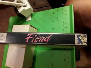 FIEND.  VERY RARE 1982 VHS RELEASE FROM FORCE VIDEO 3