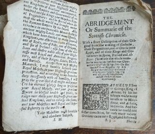 Rare 17th century History And Description Of Scotland 4
