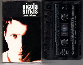 Nicola Sirkis - Dans La Lune.  Très Rare Cassette K7 1992 Canada Indochine