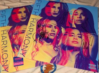 Fifth Harmony Signed Vinyl Autographed Authentic Rare Self - Titled