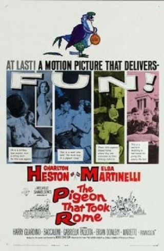 The Pigeon That Saved Rome Rare Classic Comedy Dvd 1962 Charlton Heston