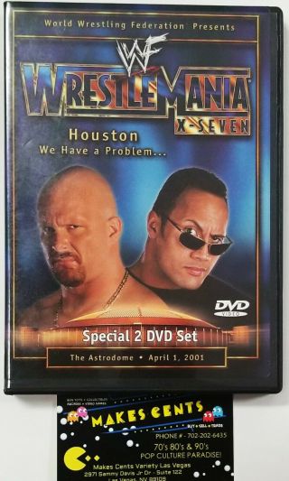 Wwf 2001 Wrestlemania X - Seven Rare Dvd 2 - Disc X7 Houston We Have A Problem Wwe