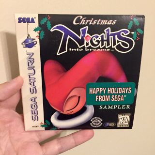 Christmas Nights Into Dreams | Rare Us Sega Saturn Sampler (, Great Shape)