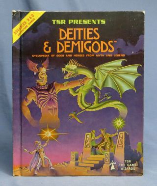 Rare True First Edition Ad&d Deities & Demigods W/cthulhu & MelnibonÉan (elric)