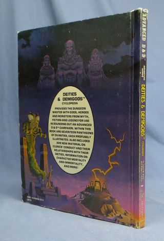 Rare True First Edition AD&D Deities & Demigods w/CTHULHU & MELNIBONÉAN (Elric) 6