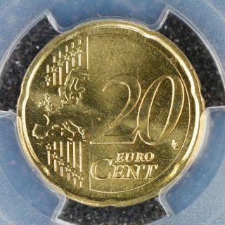 20 Pfennig 2012 - F Pcgs Sample World Money Fair Berlin Brandenburg Gate Rare