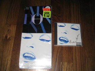 Madonna Erotica Longbox And Cd - Rare Madame X