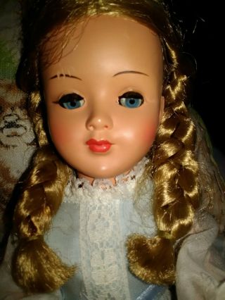 Rare Vintage Compo 15 Inch Shirley Temple Doll And Celluloid Friend,  6 Dresses 3