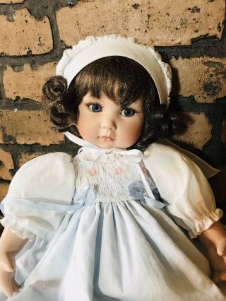 17” Rare Baby Emily Marie Osmond/sonja Bryer Porcelain Reborn Baby Doll 476/500