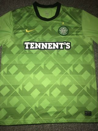 Celtic Away Shirt 2010/12 X - Large Rare