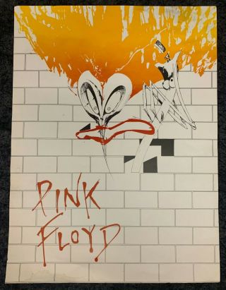 Pink Floyd The Wall Rare 1980 La Concert Poster 17 " X13 "