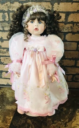 23” Rare Sasha Marie Osmond/Racheal Scott Porcelain Reborn Toddler doll 375/500 4