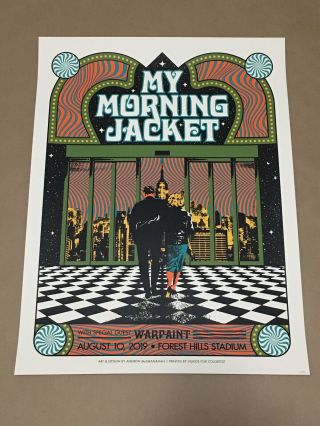 My Morning Jacket 2019 Forest Hills Poster Art Rare Print 8/10/2019