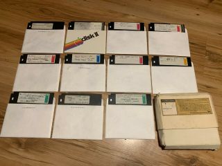 Apple Lisa " Twiggy " 5.  25 Floppy Disks Diskettes Box Of 11 Rare