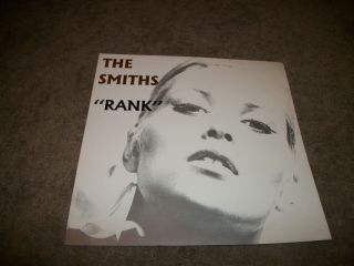 Rare Vintage The Smiths 2 Sided Store Display Poster " Rank "
