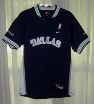 Dallas Mavericks Nba Nike Rare Vintage Warm Up Jersey Shirt,  Size: L