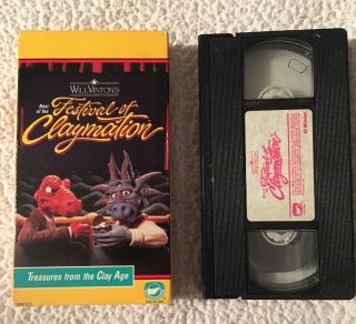 Rare Will Vinton’s Best Of The Festival Of Claymation 1987 Vhs