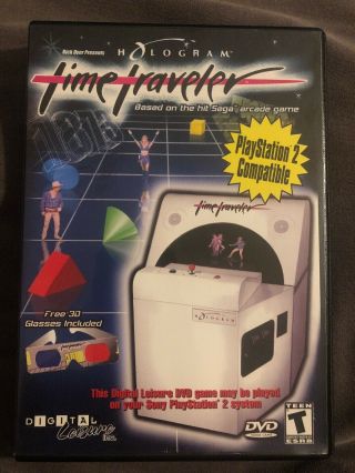 Hologram Time Traveler Dvd Playstation 2 Compatible W/3d Glasses Htf Rare Oop