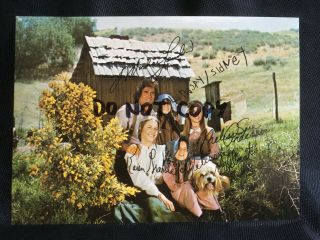 LITTLE HOUSE ON THE PRAIRIE Full Cast Autographed Photo 5 x 7 FULL COLOR RARE 2