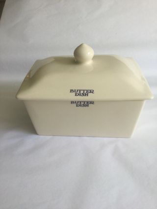 Emma Bridgewater Utility 1 Pound Butter Dish With Cover Very Very Rare
