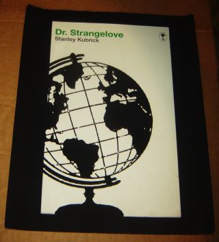 Rare Dr.  Strangelove Stanley Kubrick Globe Graphic Art Movie Poster 11 " By 14 "