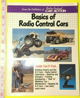 R/c - Rare Vintage 1986 Basics Of Radio Control Cars By Doug Pratt Car Action