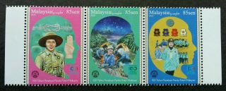 Malaysia 100 Years Girl Guides 2016 Scout (setenant Stamp) Mnh Unissued Rare