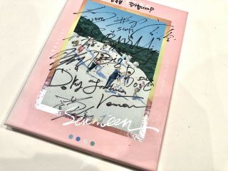 Seventeen Boys Be Autograph All Member Signed Promo Album Kpop Rare