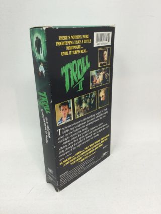 Troll II 2 VHS Cult Horror Rare 1990 4