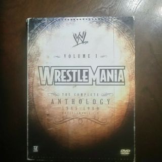 Wwe - Wrestlemania Anthology: Vol.  1 (dvd,  2005,  5 - Disc Set) Extremely Rare 1 - 5