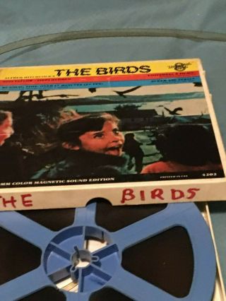 BIRDS - ROD TAYLOR TIPPI HEDREN ALFRED HITCHCOCK - 8 COLOR SOUND 400 ' RARE 3