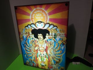 Jimi Hendrix Rare Authentic Experience Rabbit Tanaka Entertainment Light Box