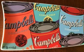 RARE ANDY WARHOL CAMPBELL ' S SOUP ROSENTHAL SERVING TRAY 5