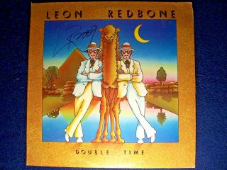 Leon Redbone " Double Time " Signed Autographed Album Cover Rare