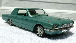 Rare Metallic Turquoise 1966 Ford Thunderbird Promo Car By Amt.  66 Promotional