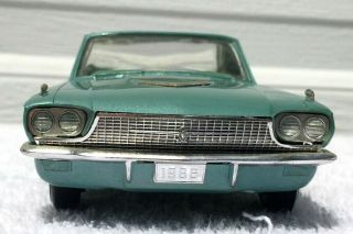 Rare Metallic Turquoise 1966 Ford Thunderbird Promo Car by AMT.  66 Promotional 5