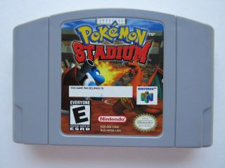 Pokemon Stadium Nintendo 64 N64 Authentic Oem Video Game Cart Rare Battle Good