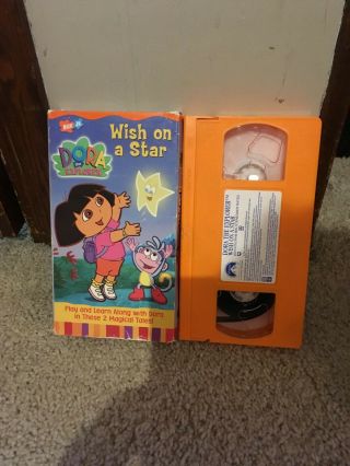 Dora The Explorer - Wish On A Star (vhs 2001) Vgc Children 