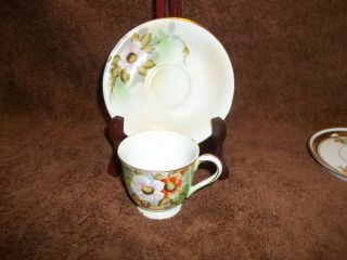 Vintage Rare China Shofu Made In Occupied Japan Demitasse Tea Cup And Saucer
